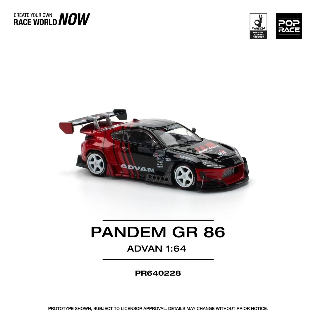 POP Race 1:64 Pandem GR86 ZN8  - Die Cast Car 1 64 review and price