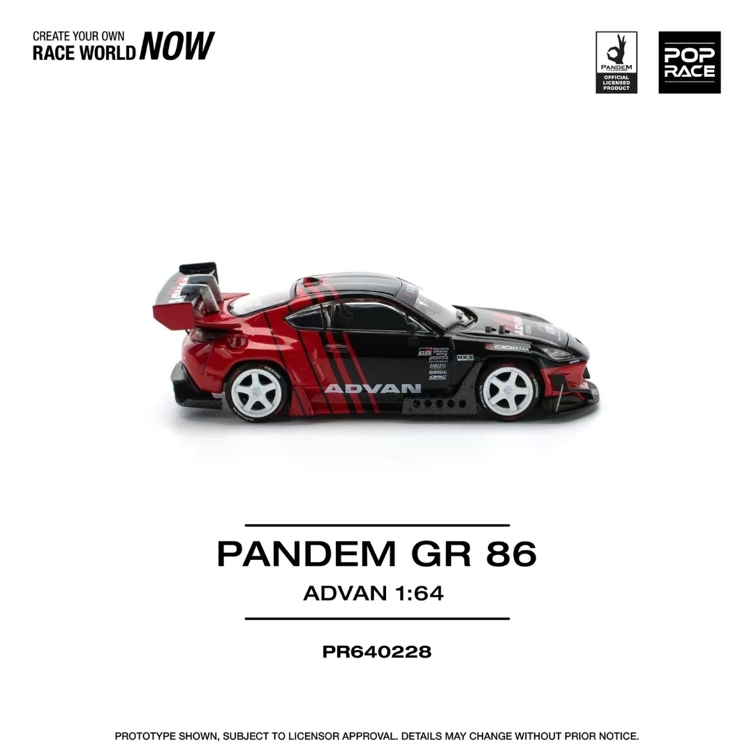 POP Race 1:64 Pandem GR86 ZN8  - Die Cast Car 1 64 review and price