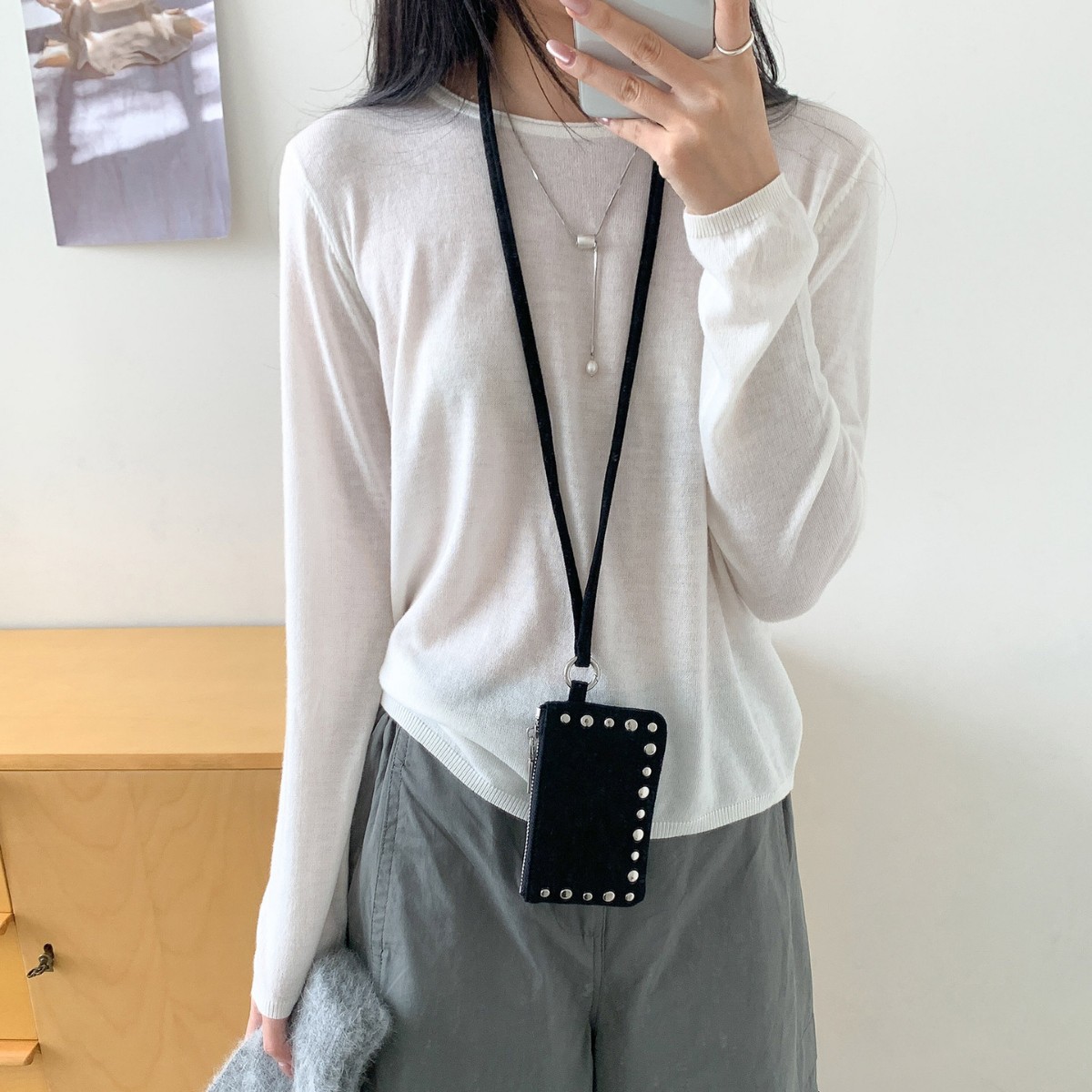 NEW Studded Shoulder Bag Mini  - Card Top Loader review and price