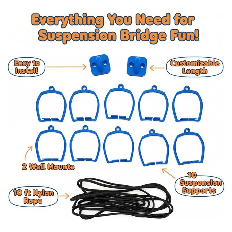 ABJL-Suspension Bridge Track S - Hot Wheels Car Track Sets review and price