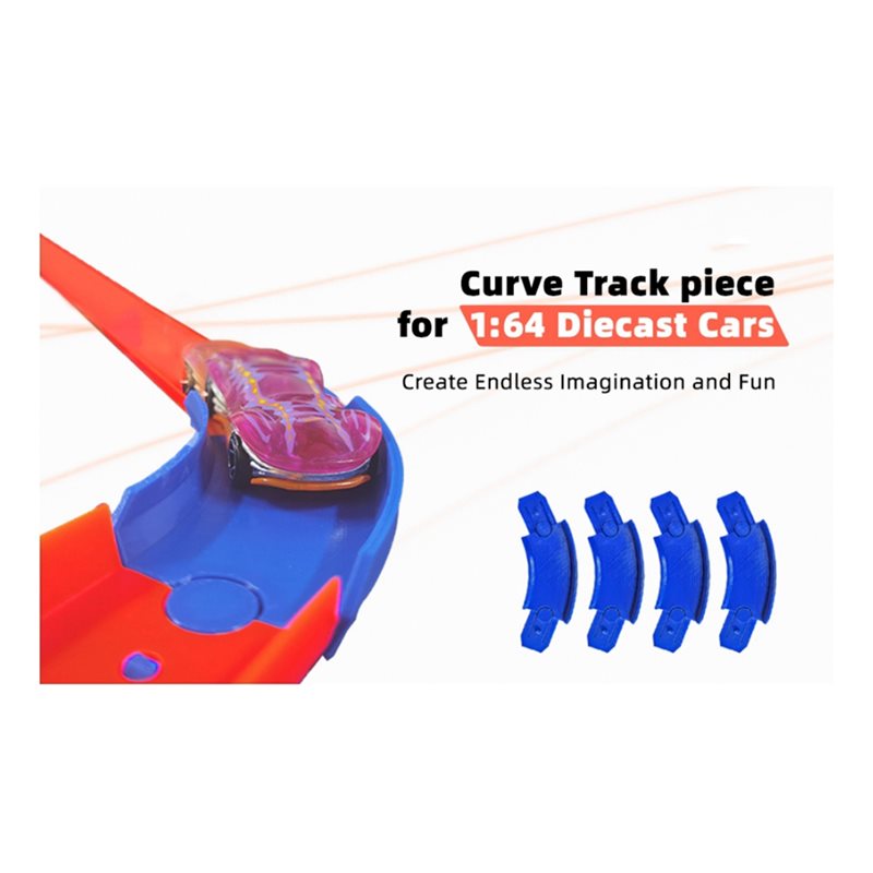 AINY-For 1:64 Vehicle For 4Pcs - Hot Wheels Car Track Sets review and price