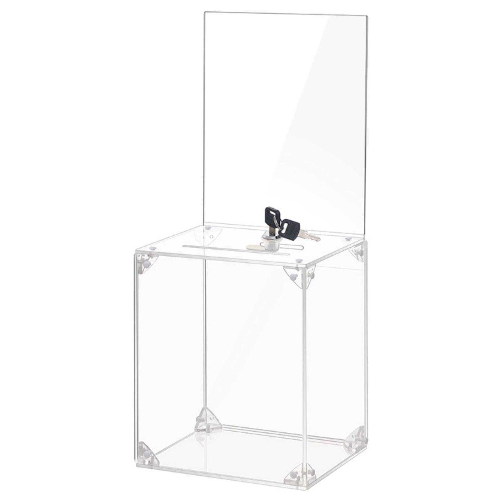 Acrylic Donation Box with Lock - Display Case Acrylic review and price