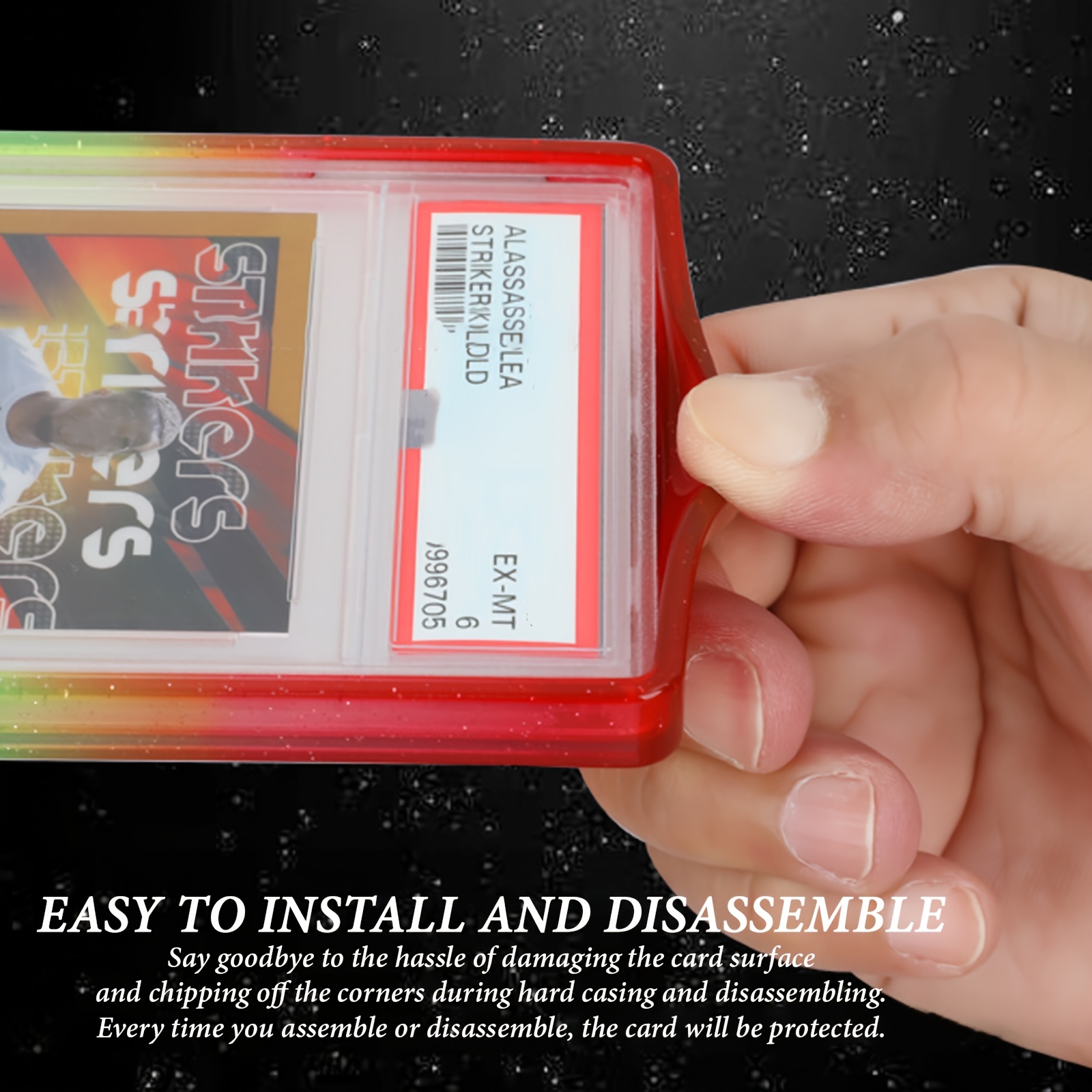 Gradient Glitter TPU Slab Bump - Graded Card Display review and price