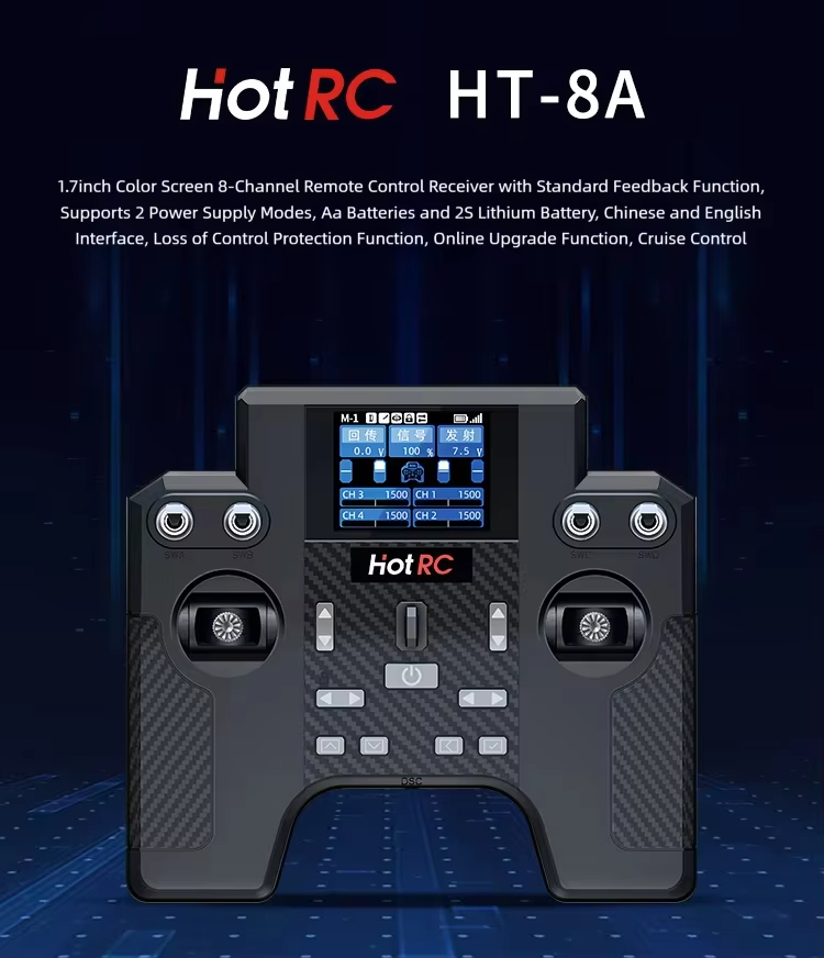 Hotrc HT-8A 2.4G 8 Channel RC  - Tamiya Model Paint Set review and price