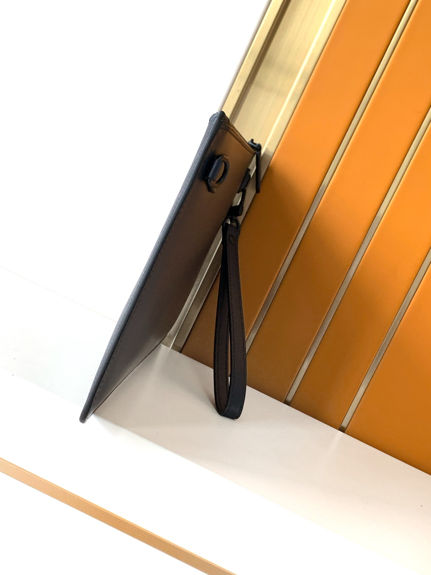 Men's Embossed Leather Clutch  - Card Top Loader review and price