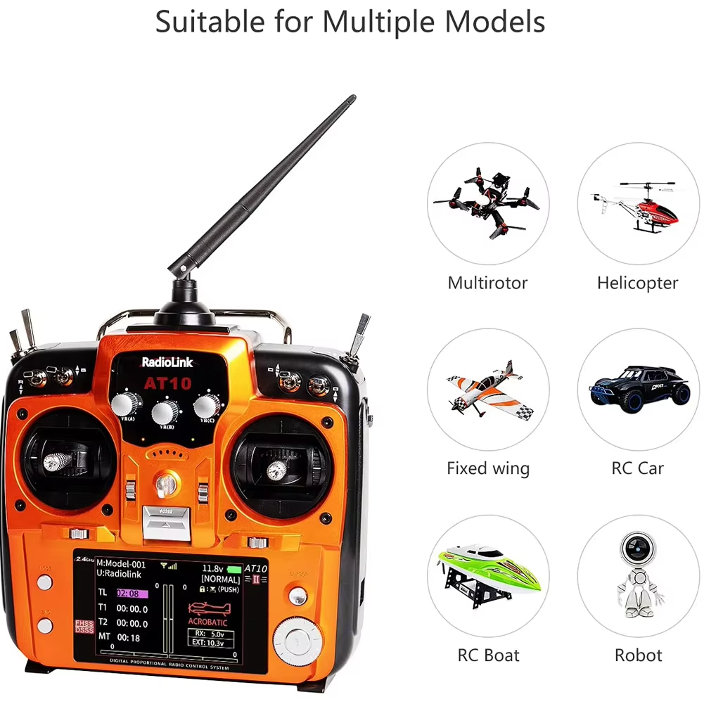 RadioLink AT10 II 2.4G 10CH RC - Tamiya Model Paint Set review and price