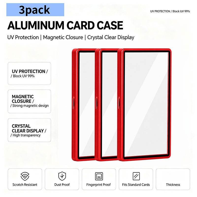 3Pcs PSA CGC Magnetic Card Cas - Graded Card Display review and price